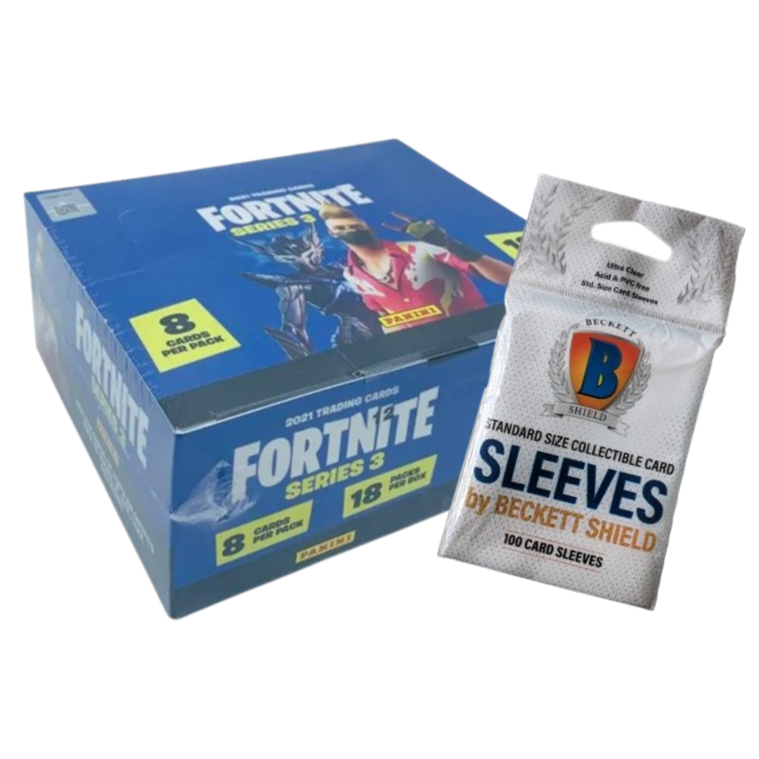 Fortnite Series 3 Trading Cards - Hobby-Box + Beckett Sleeves