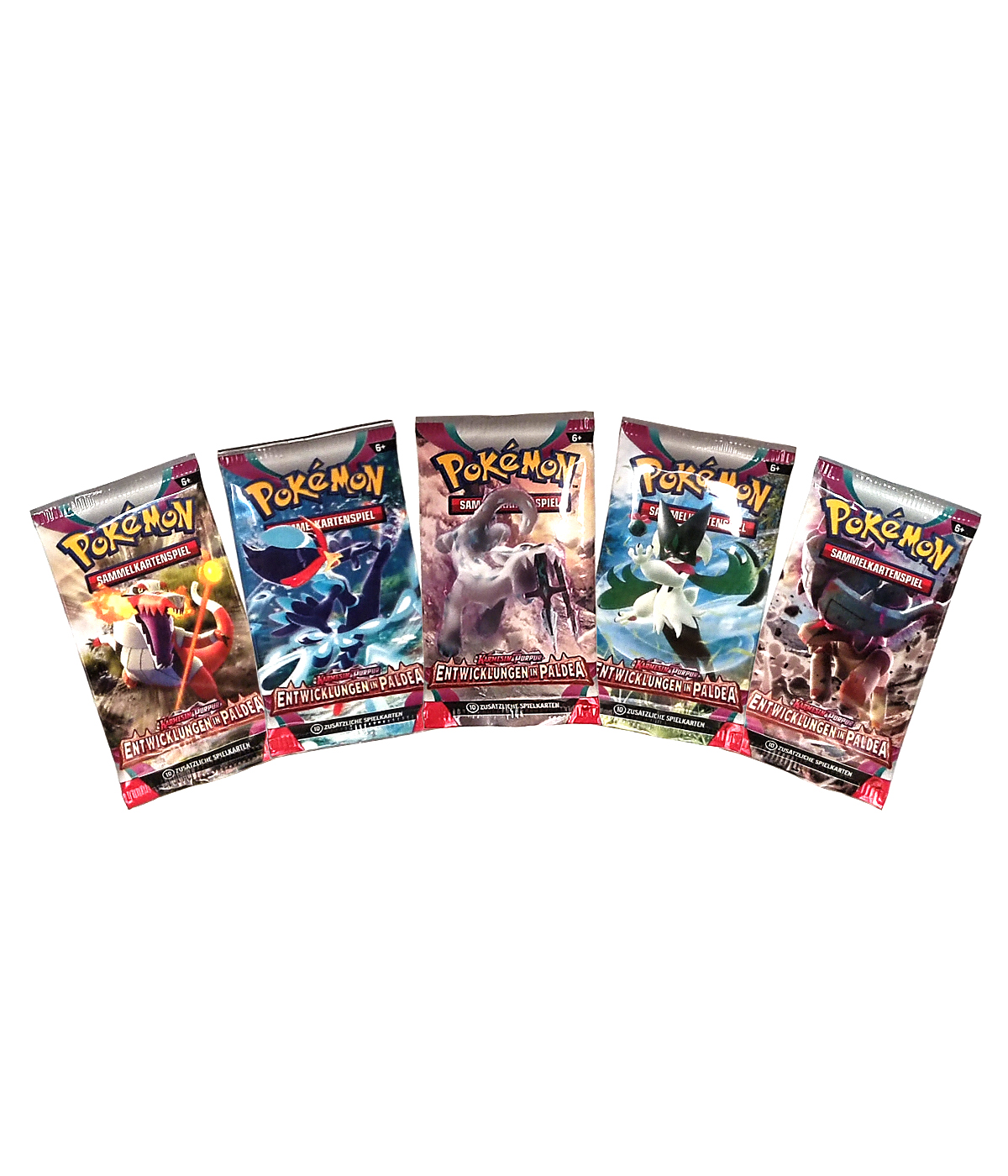 Pokémon 2er Mix-Bundle "Obsidianflammen + Entwicklungen in Paldea" - 2 Displays mit je 18 Boosterpacks