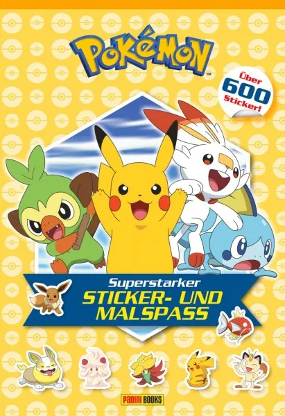 Pokémon - Superstarker Sticker- und Malspaß