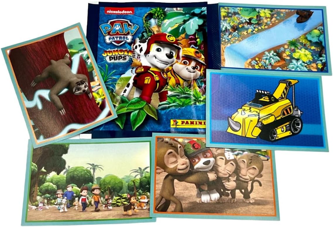 PAW Patrol Jungle Pups Sticker - Box mit 36 Tüten