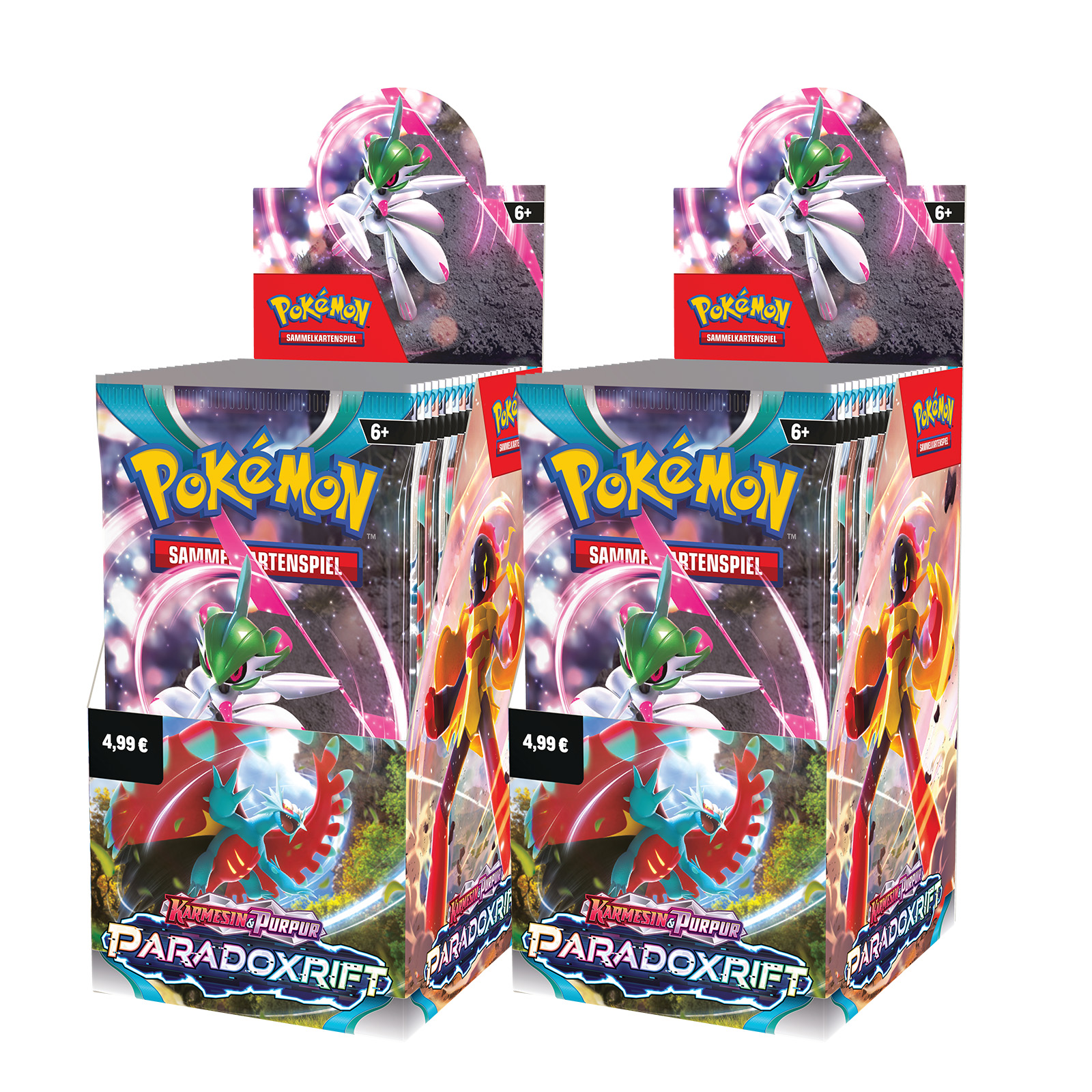 Pokémon Double Bundle "Paradoxrift" - 2 Displays mit je 18 Boosterpacks