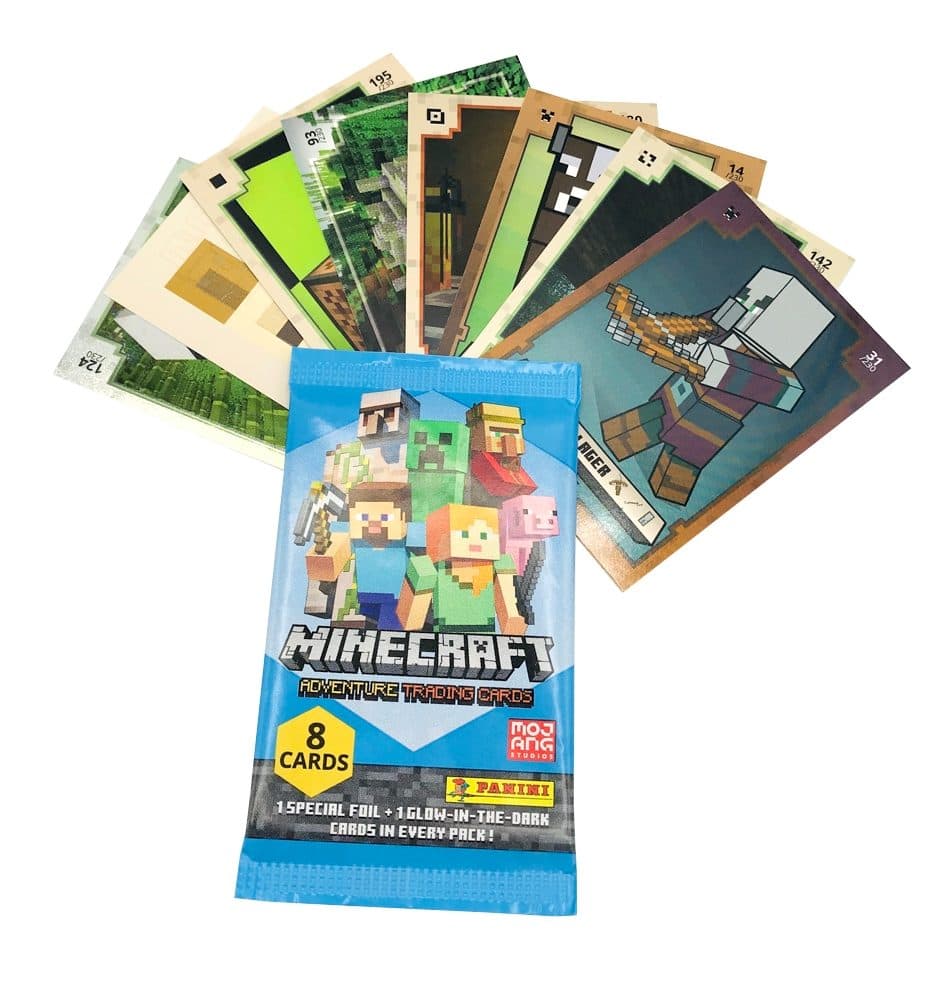 Minecraft Boosterpack und Einzelkarte