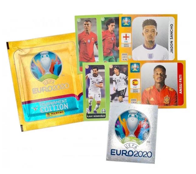 UEFA EURO 2020™ Tournament Edition, offizielle Stickerkollektion | 100er Box