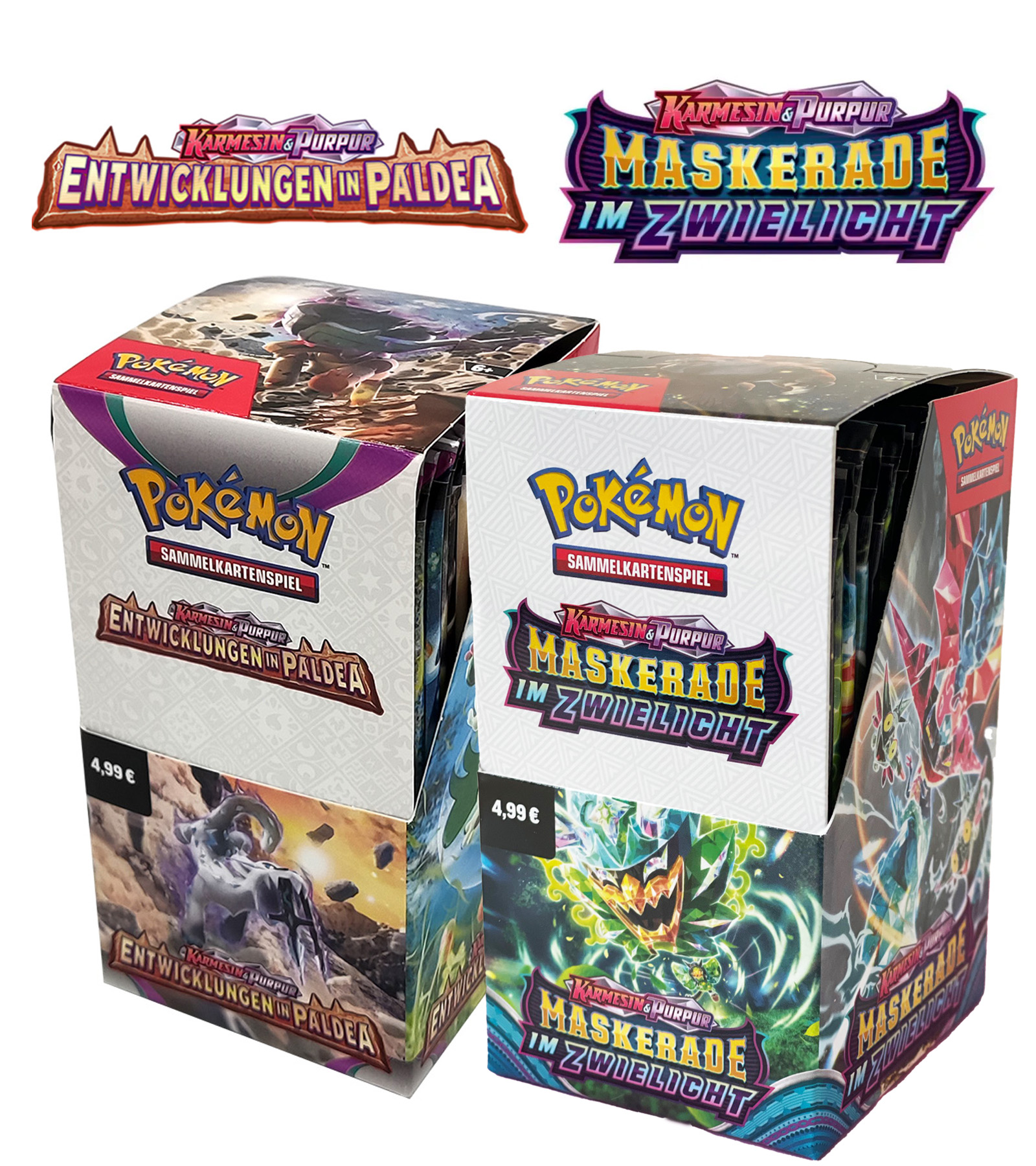 Pokémon 2er Mix-Bundle "Maskerade im Zwielicht + Entwicklungen in Paldea"