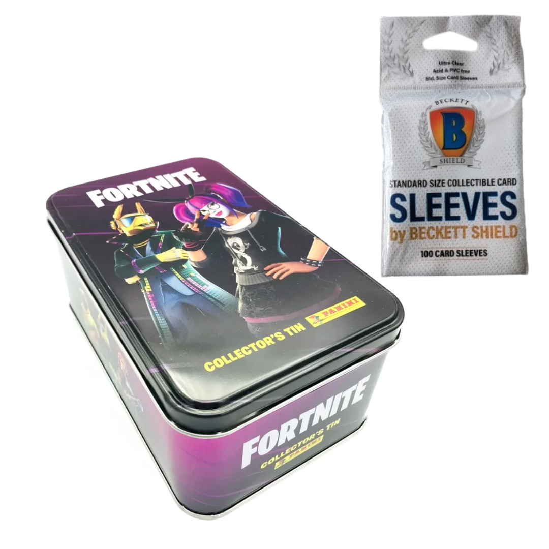 Fortnite Series 2 Trading Cards – Tin Box + Beckett Sleeves