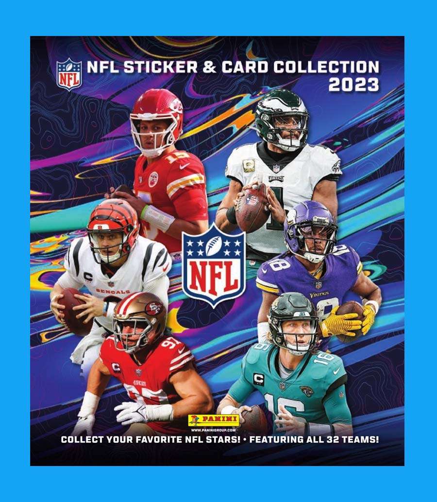 NFL 2023 Sticker & Trading Cards - 2x 50er Box