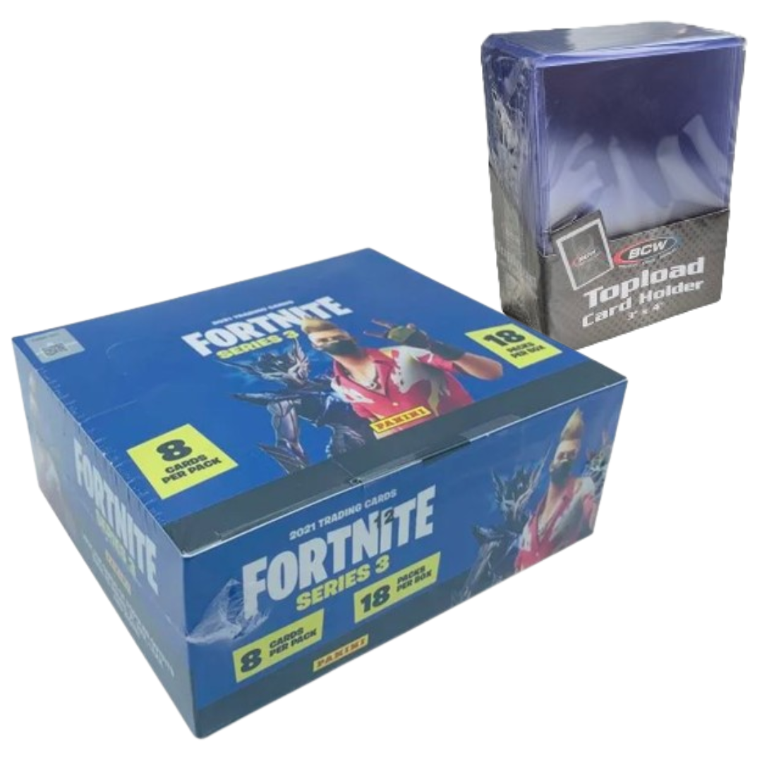 Fortnite Series 3 Trading Cards - Hobby-Box + BCW Toploader