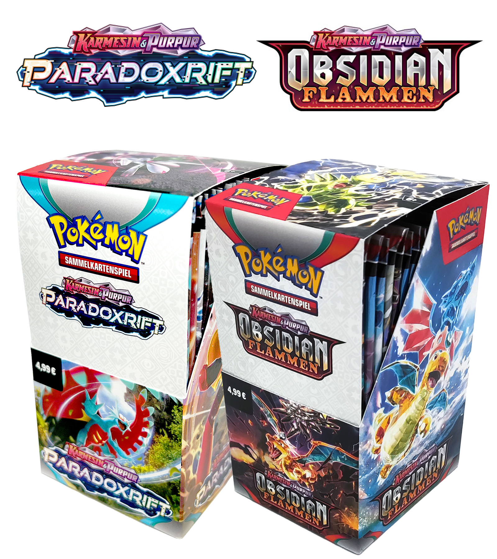 Pokémon 2er Mix-Bundle "Paradoxrift + Obsidianflammen"