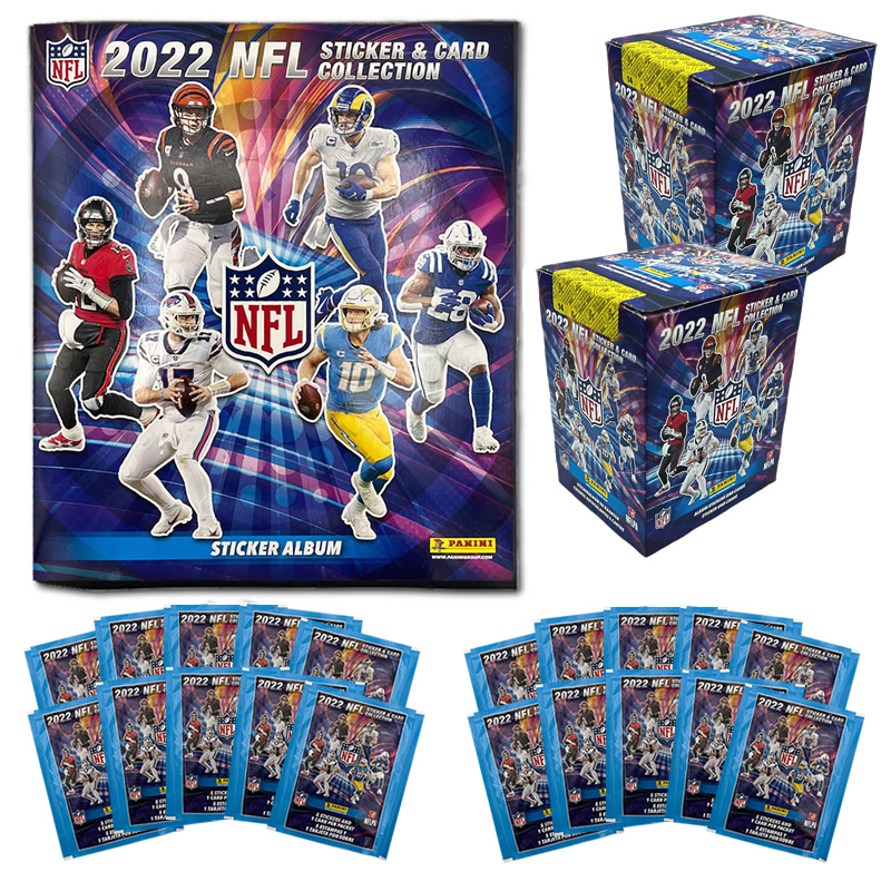 NFL 2022 Sticker & Trading Cards - Fan-Bundle