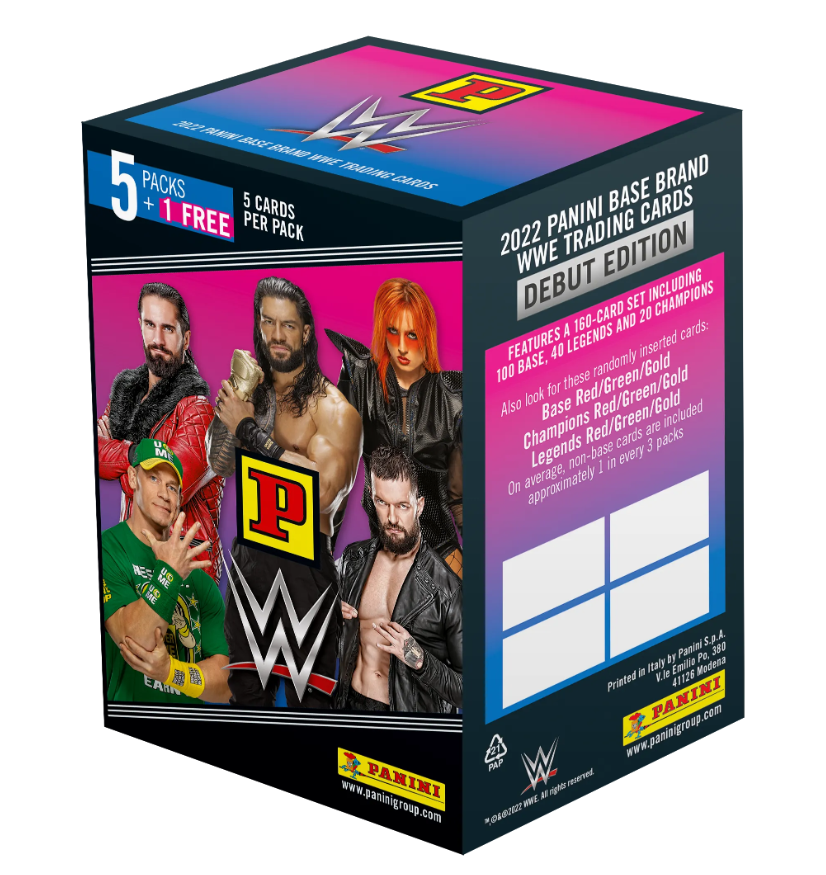 WWE 2022 Trading Cards - Debut Edition- Blaster-Box