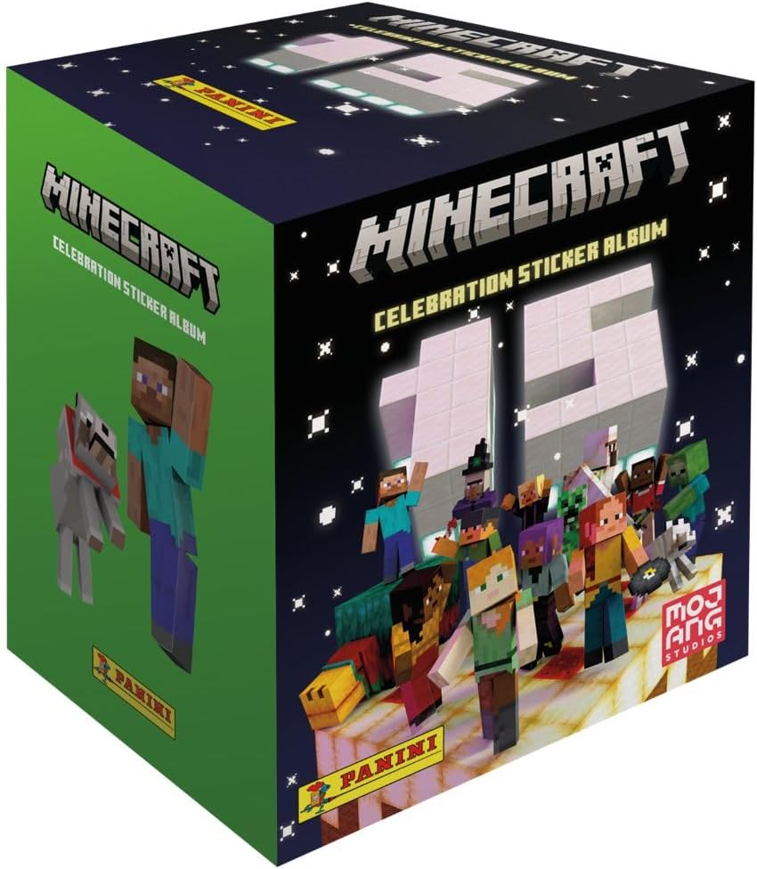 Minecraft Celebration Sticker - Box mit 36 Tüten