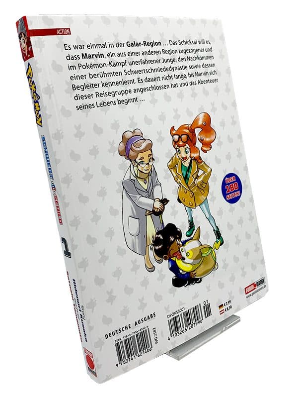 Pokémon Manga Buch hinten