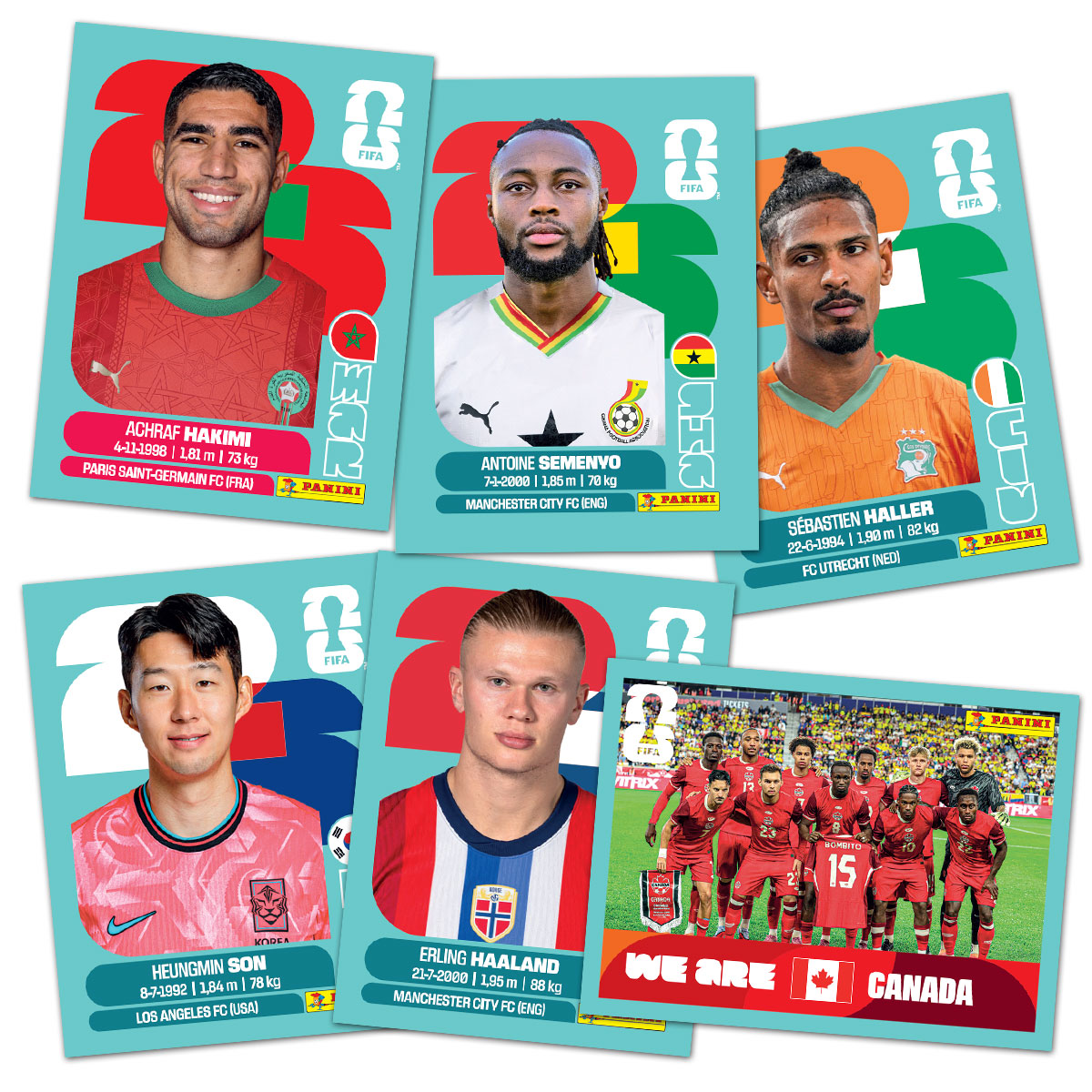 FIFA World Cup 2026™ Stickerkollektion - Box mit 100 Tüten