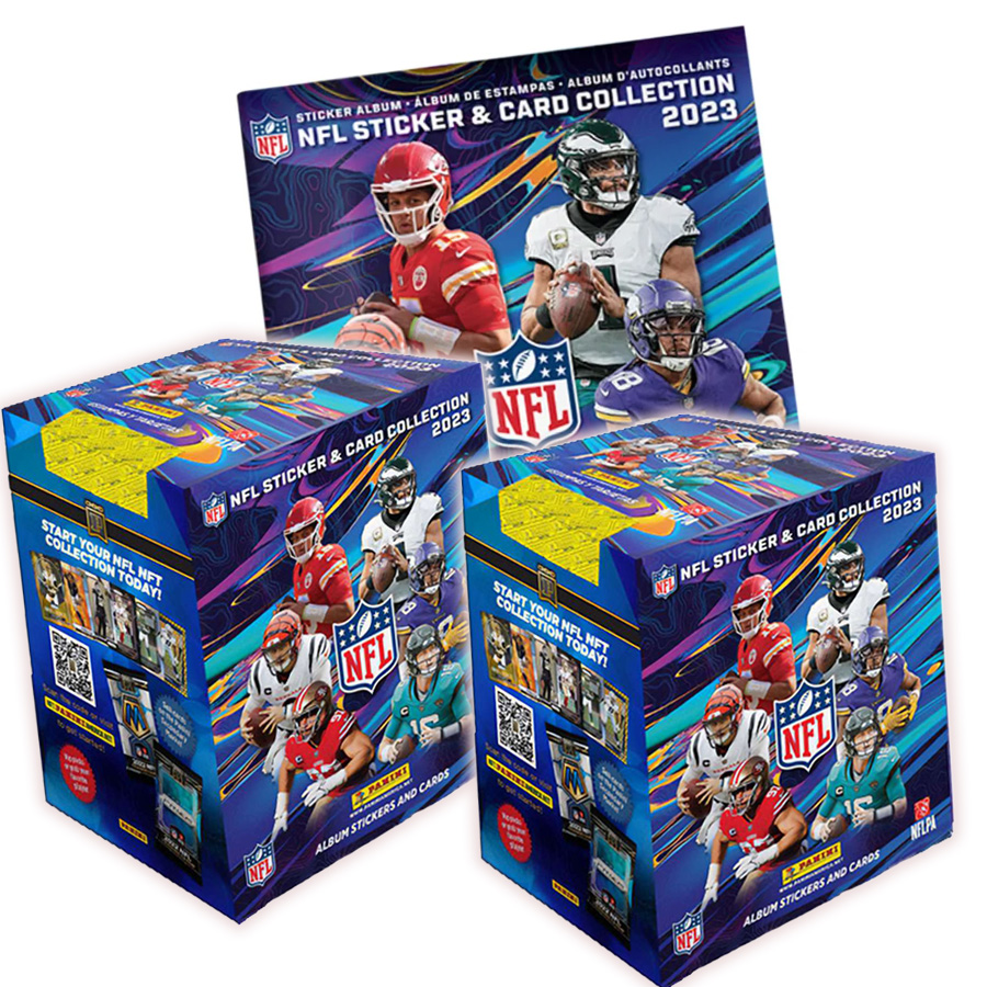 NFL 2023 Sticker & Trading Cards - Double Box-Bundle