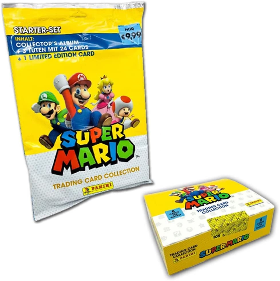 Panini Super Mario Trading Cards - Box-Bundle