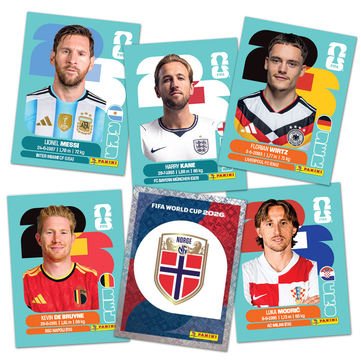 FIFA World Cup 2026™ Stickerkollektion - Box mit 100 Tüten