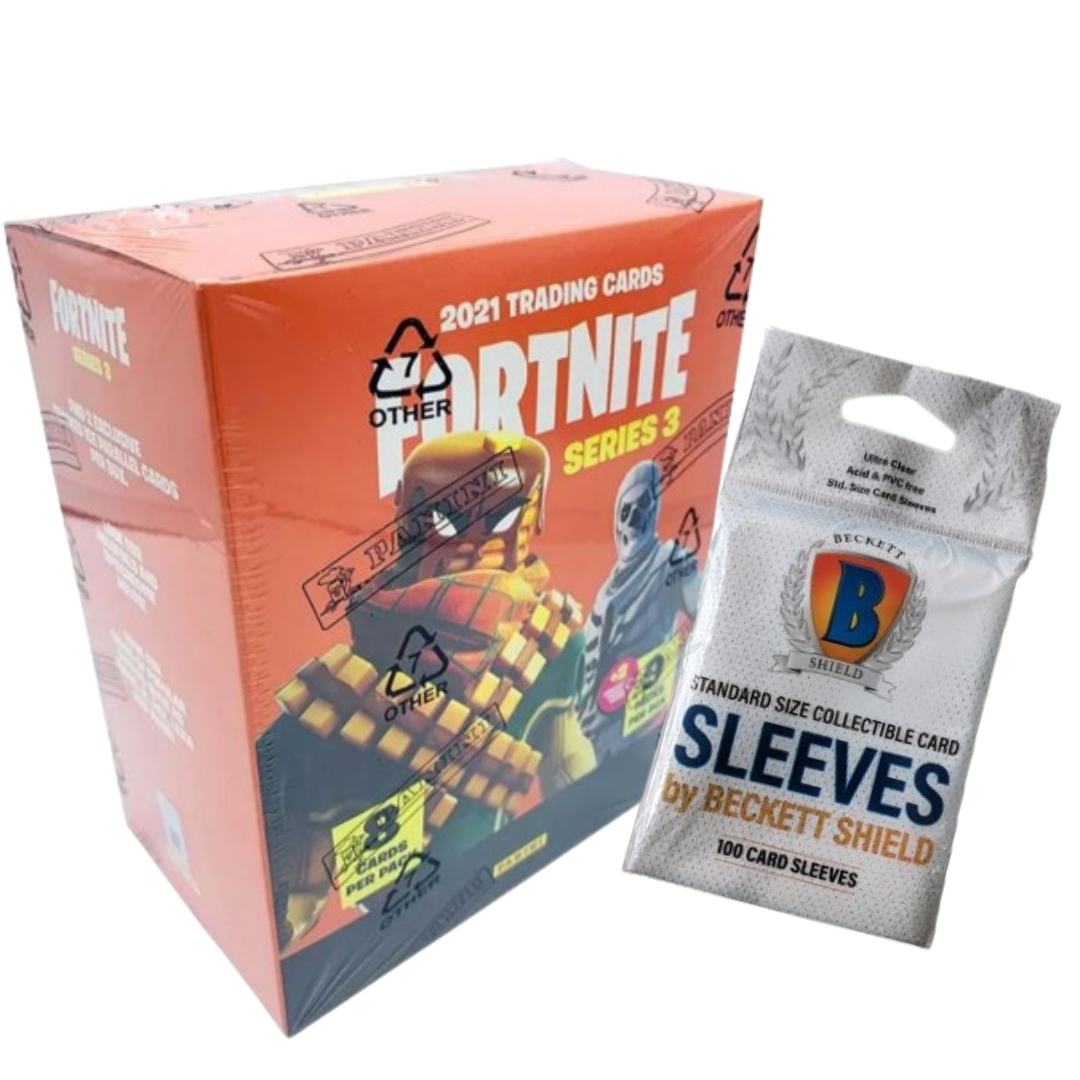 Fortnite Series 3 Trading Cards – Megabox + Beckett Sleeves