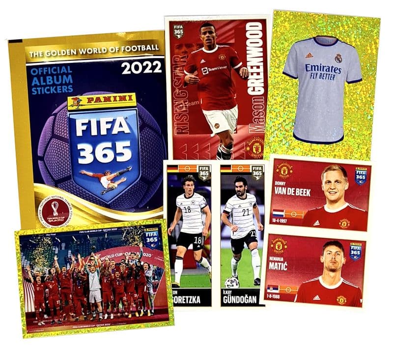 Panini FIFA 365 2022 Stickertüte und Einzelsticker