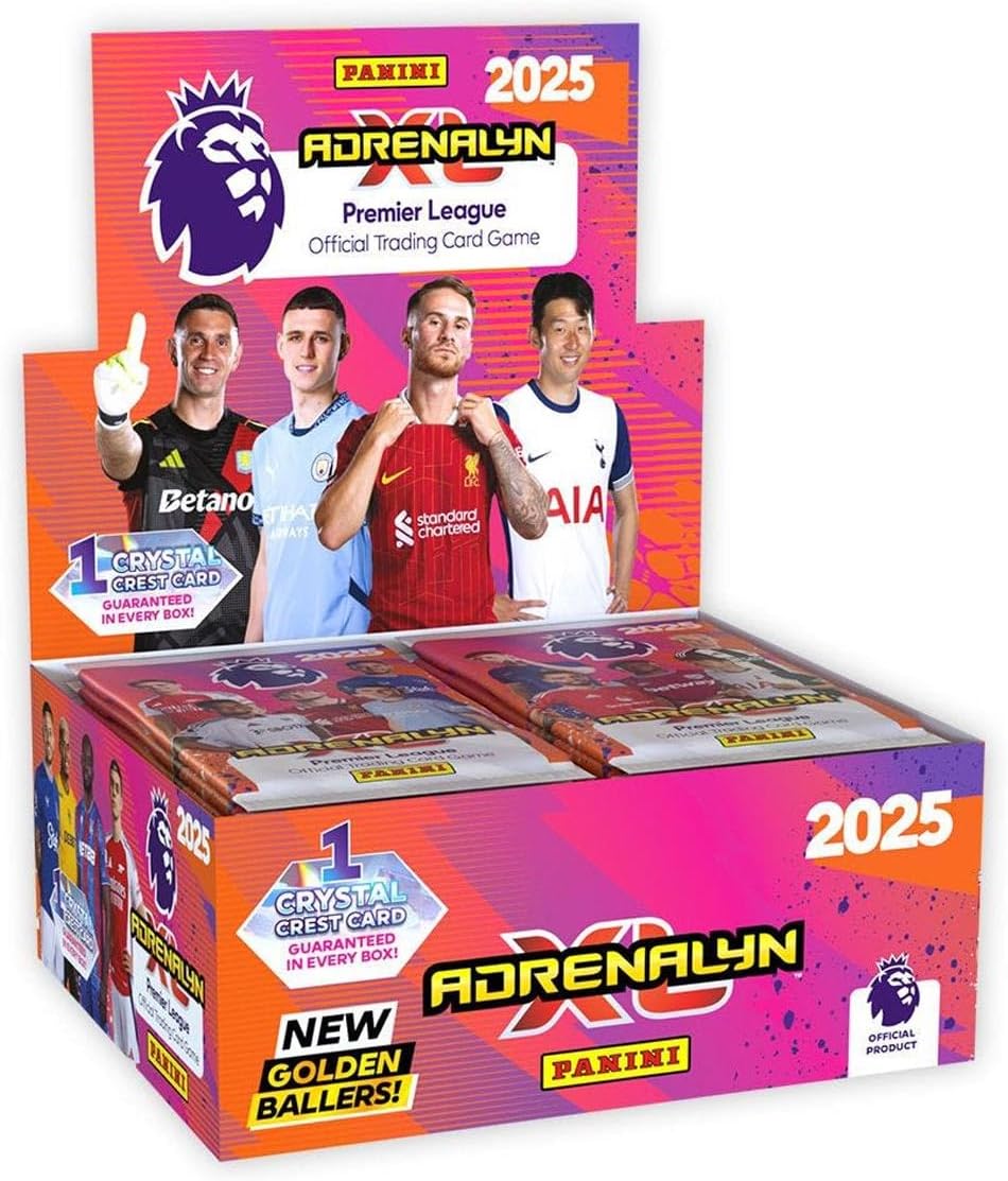 Premier League Adrenalyn XL 2025 - Box mit 36 Tüten