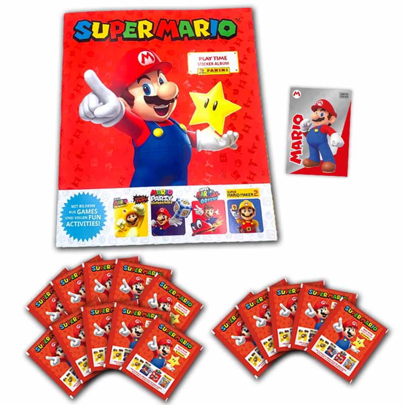 Super Mario - Play-Time Stickerkollektion - Schnupperbundle
