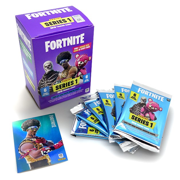 Fortnite Series 1 Trading Cards - Blasterbox mit Inhalt