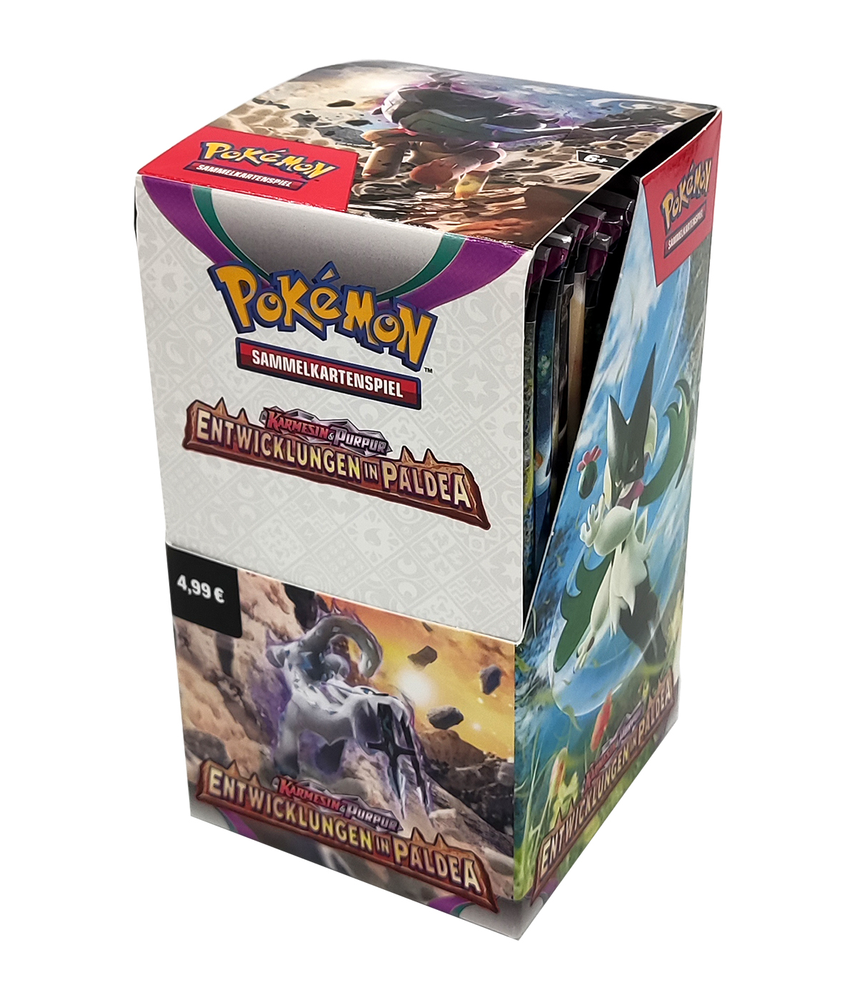 Pokémon "Entwicklungen in Paldea" - Display mit 18 Boosterpacks