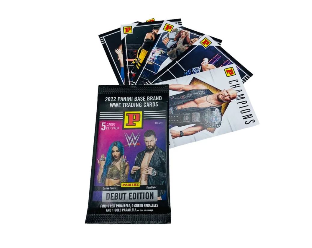 WWE 2022 Trading Cards-Debut Edition - Box mit 24 Packs
