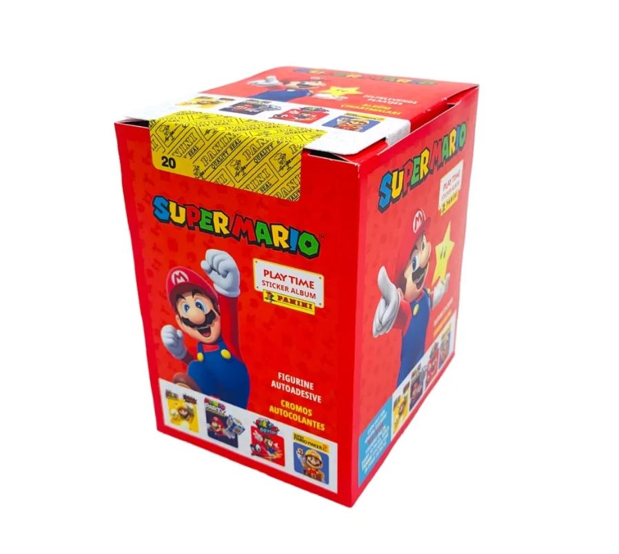Super Mario - Play Time Stickerkollektion  - Box mit 36 Tüten