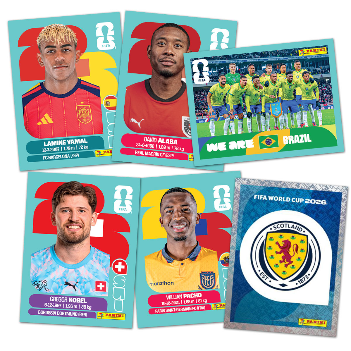 FIFA World Cup 2026™ Stickerkollektion - Box mit 100 Tüten