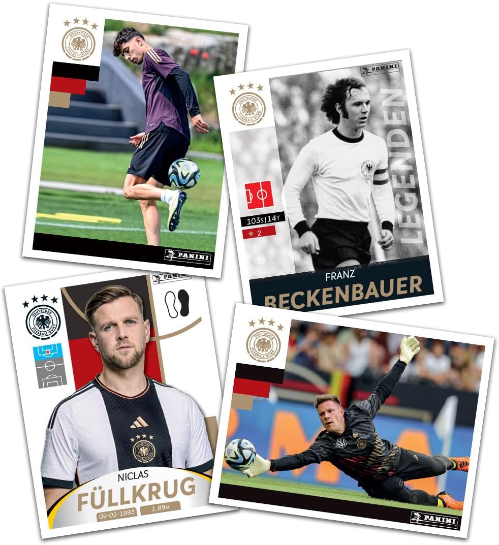 Deutschland 2024 & die Besten aus Europa Sticker - 50er Box