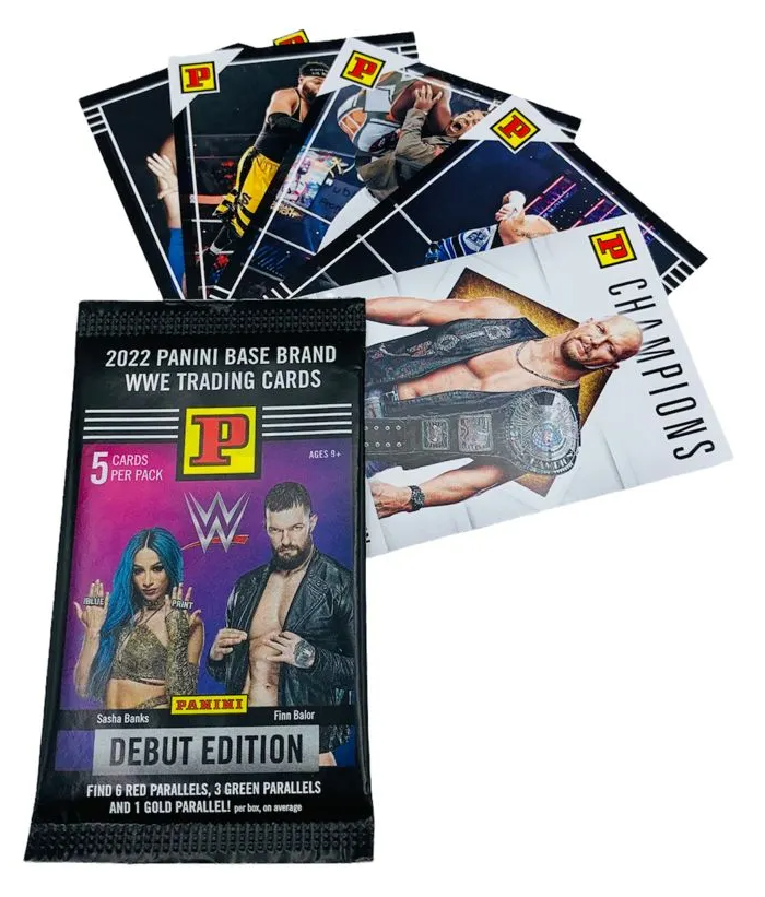 WWE 2022 Trading Cards - Debut Edition - Mega Box