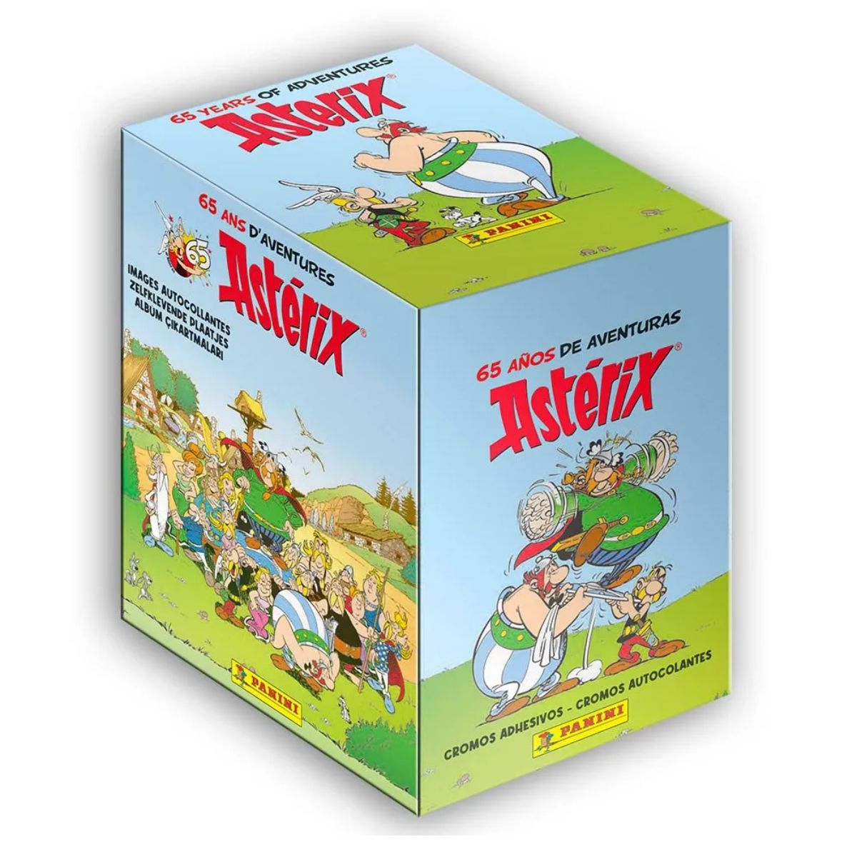 Asterix - 65 Jahre Abenteuer Sticker - Box mit 36 Tüten