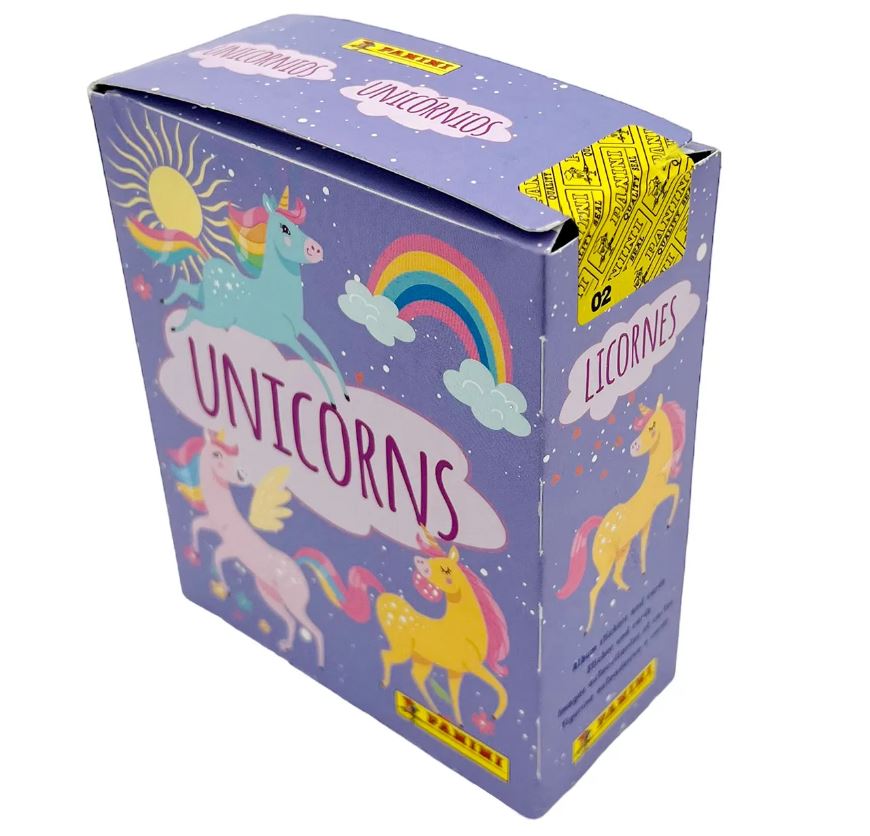 Unicorns - Sticker & Cards - Box mit 24 Tüten